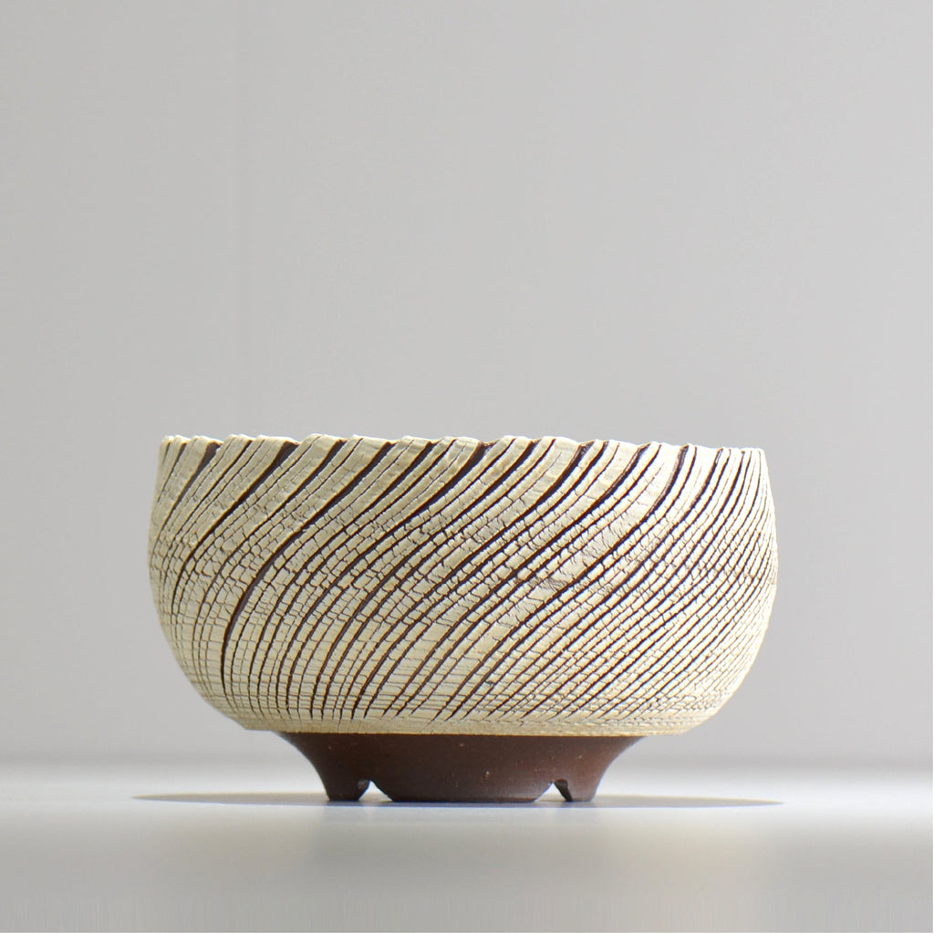 陶房Kibi / シュレッド/tksh_10_l  / 約 φ16cm / 植木鉢