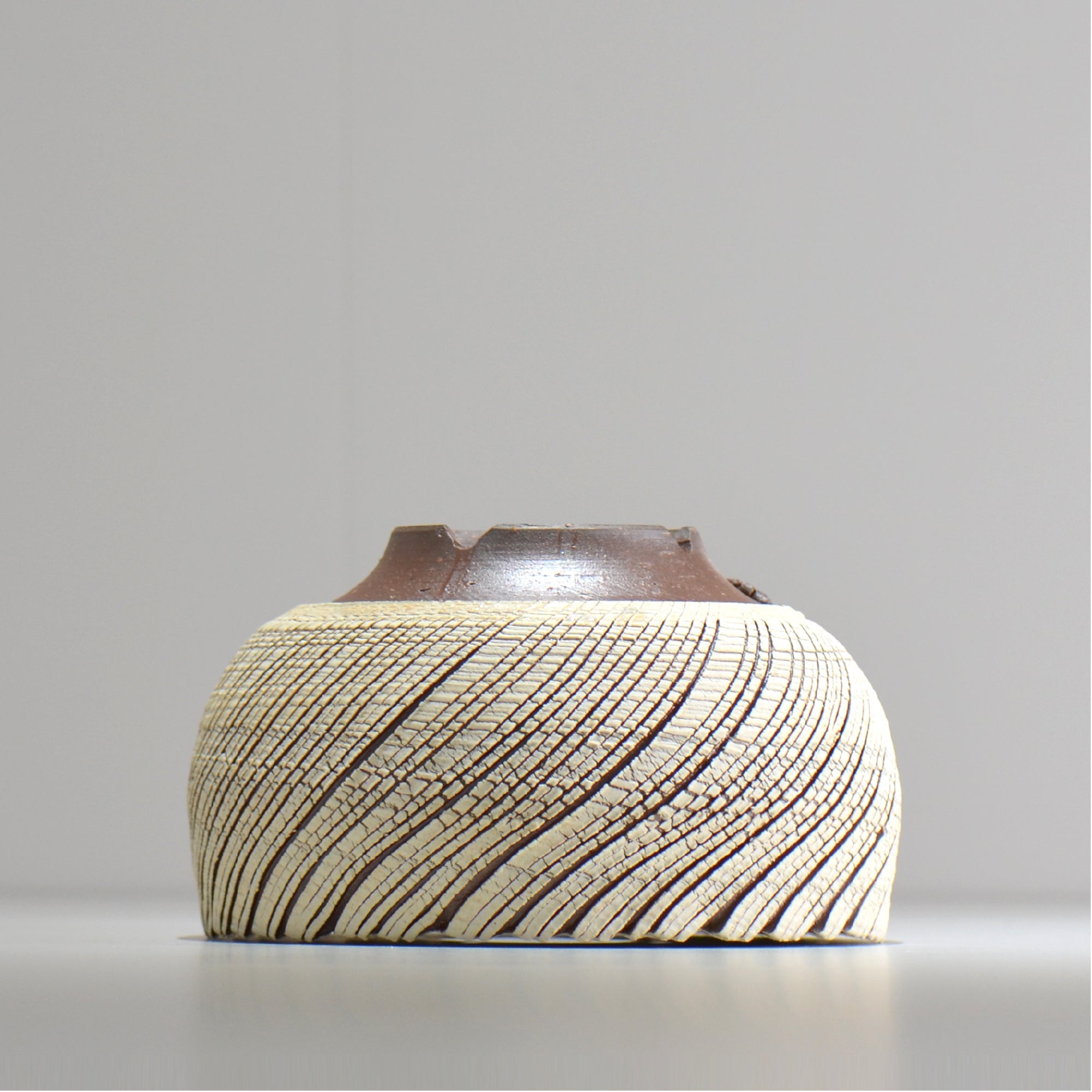 陶房Kibi / シュレッド/tksh_10_l  / 約 φ16cm / 植木鉢