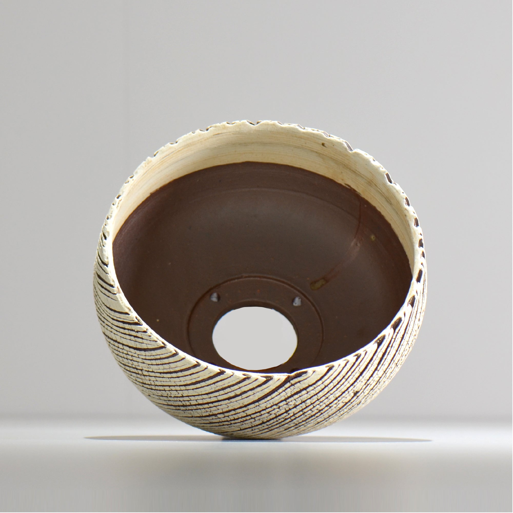 陶房Kibi / シュレッド/tksh_10_l  / 約 φ16cm / 植木鉢