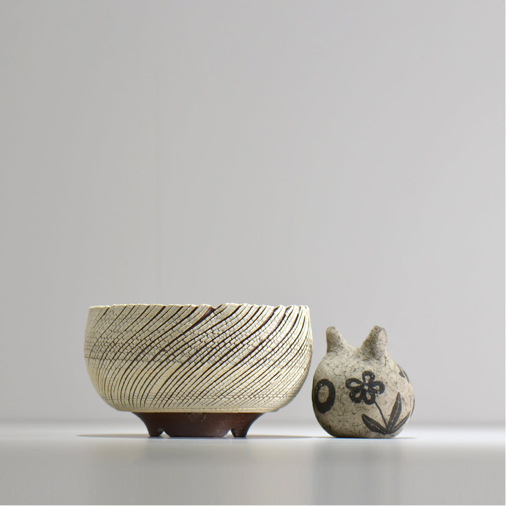 陶房Kibi / シュレッド/tksh_10_l  / 約 φ16cm / 植木鉢