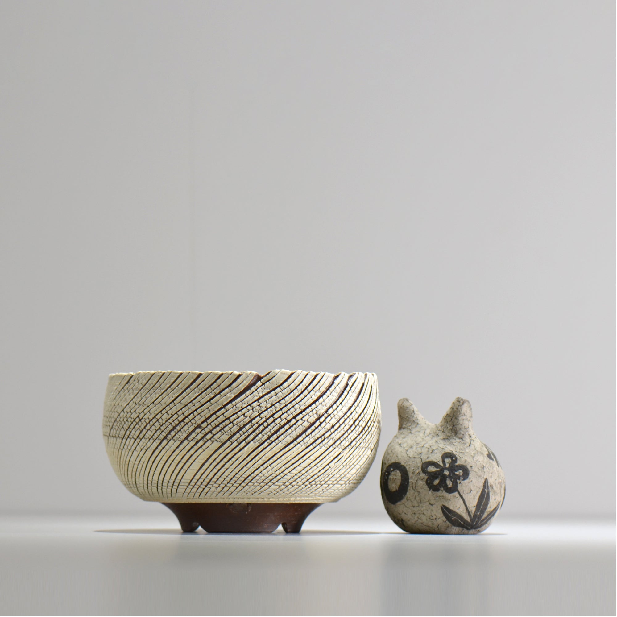 陶房Kibi / シュレッド/tksh_10_l  / 約 φ16cm / 植木鉢