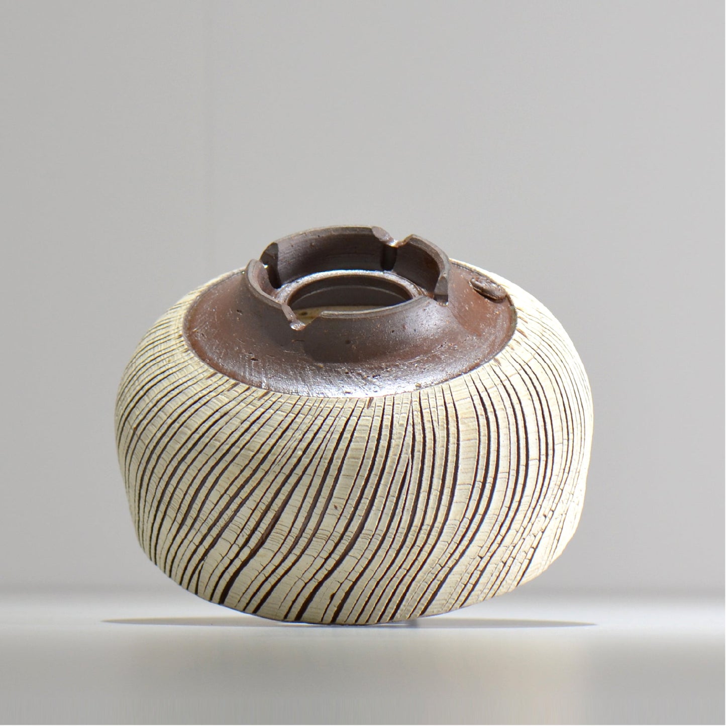 陶房Kibi / シュレッド/tksh_12_m  / 約 φ15cm / 植木鉢