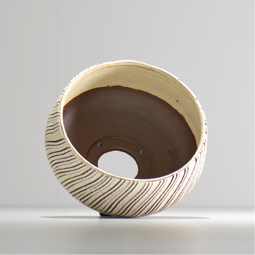 陶房Kibi / シュレッド/tksh_12_m  / 約 φ15cm / 植木鉢