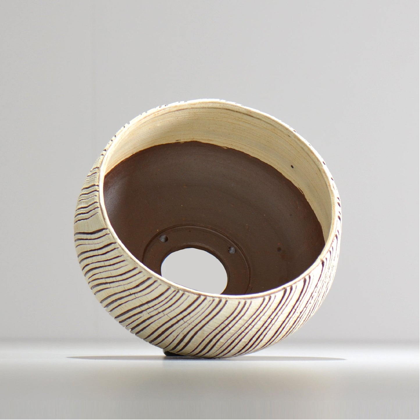 陶房Kibi / シュレッド/tksh_12_m  / 約 φ15cm / 植木鉢