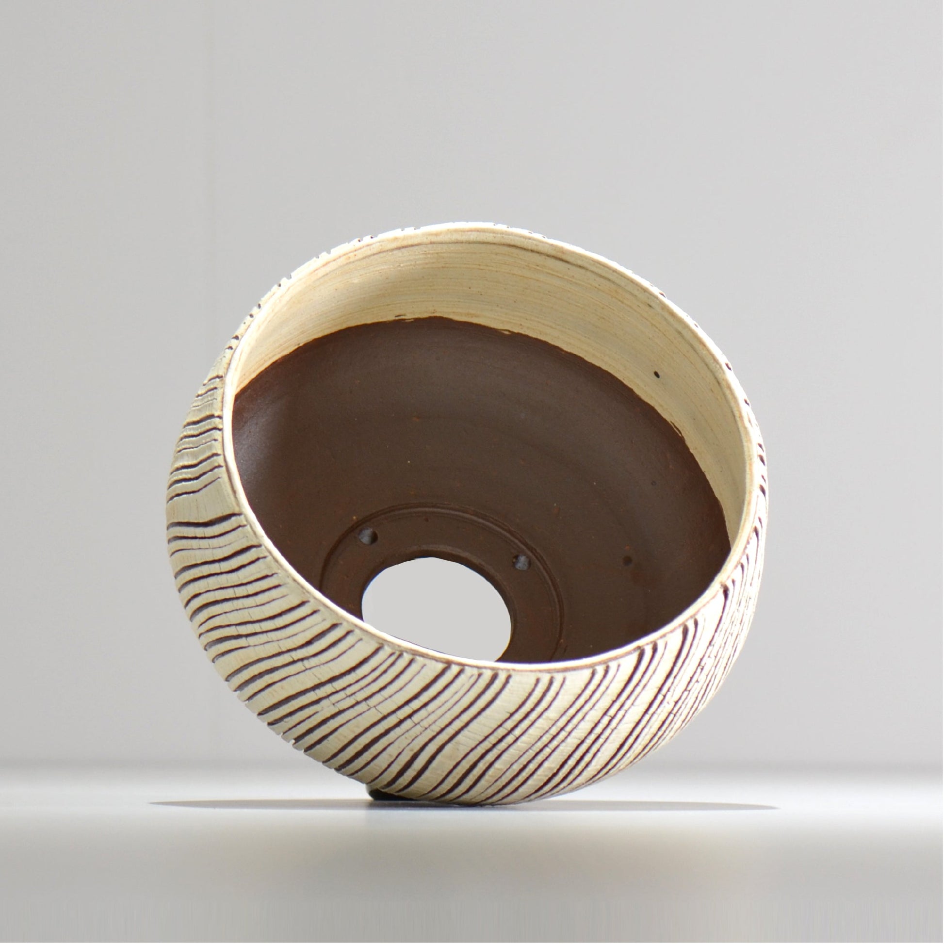 陶房Kibi / シュレッド/tksh_12_m  / 約 φ15cm / 植木鉢