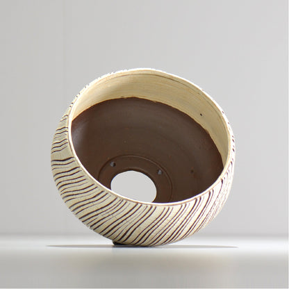 陶房Kibi / シュレッド/tksh_12_m  / 約 φ15cm / 植木鉢