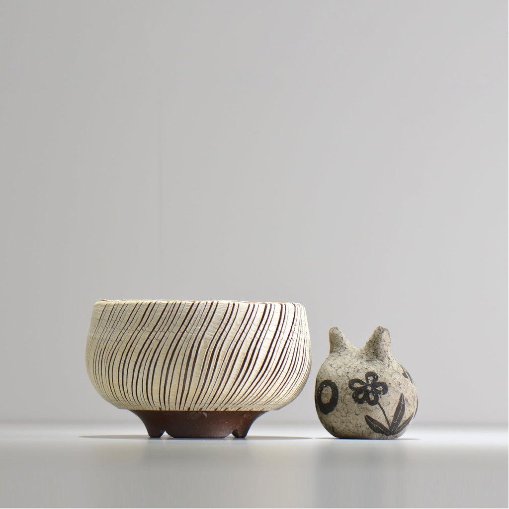 陶房Kibi / シュレッド/tksh_12_m  / 約 φ15cm / 植木鉢
