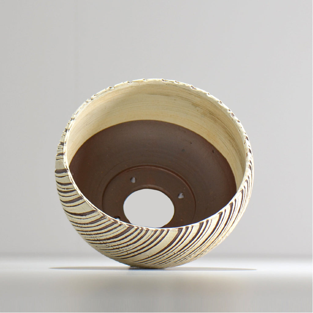 陶房Kibi / シュレッド/tksh_13_l  / 約 φ15.1cm / 植木鉢