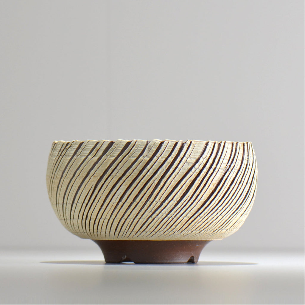 陶房Kibi / シュレッド/tksh_14_l  / 約 φ15.2cm / 植木鉢