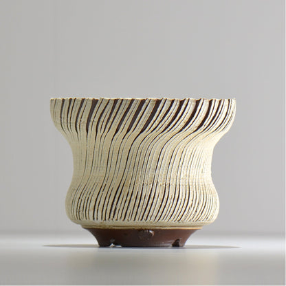 陶房Kibi / シュレッド/tksh_15_l  / 約 φ15.2cm / 植木鉢