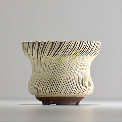 陶房Kibi / シュレッド/tksh_15_l  / 約 φ15.2cm / 植木鉢