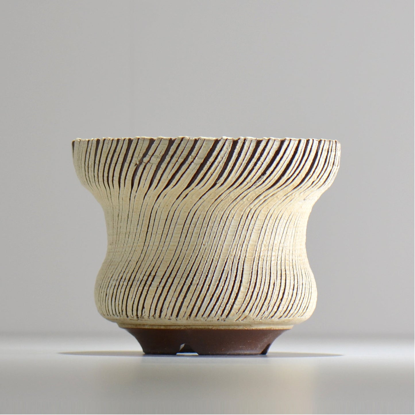 陶房Kibi / シュレッド/tksh_15_l  / 約 φ15.2cm / 植木鉢