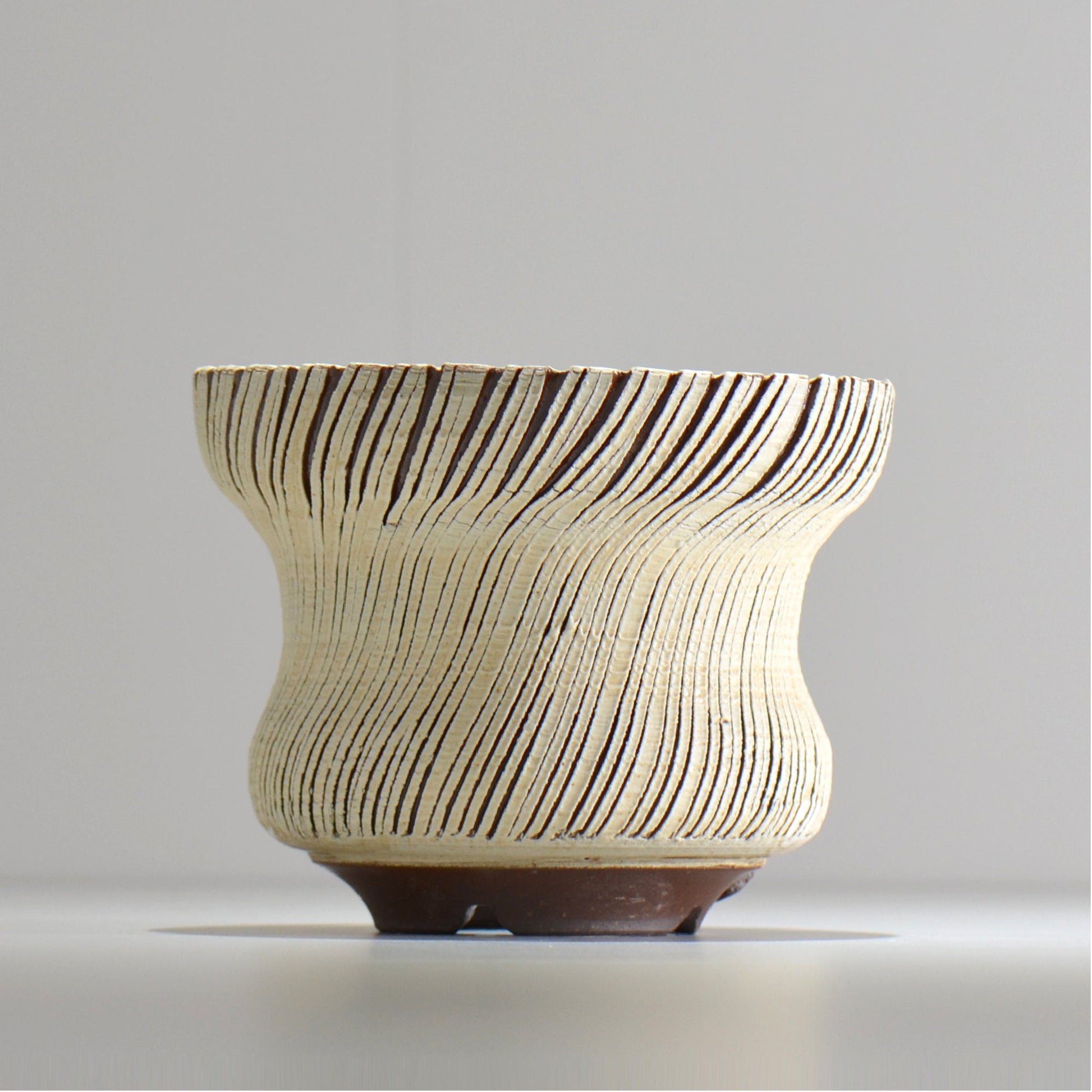 陶房Kibi / シュレッド/tksh_15_l  / 約 φ15.2cm / 植木鉢