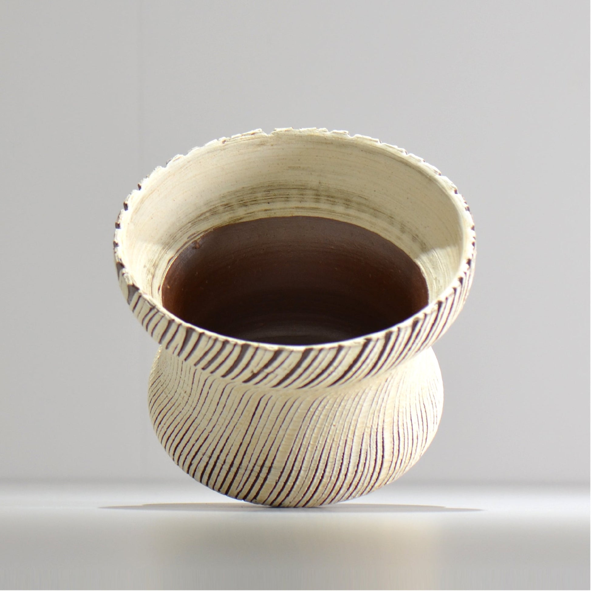 陶房Kibi / シュレッド/tksh_15_l  / 約 φ15.2cm / 植木鉢