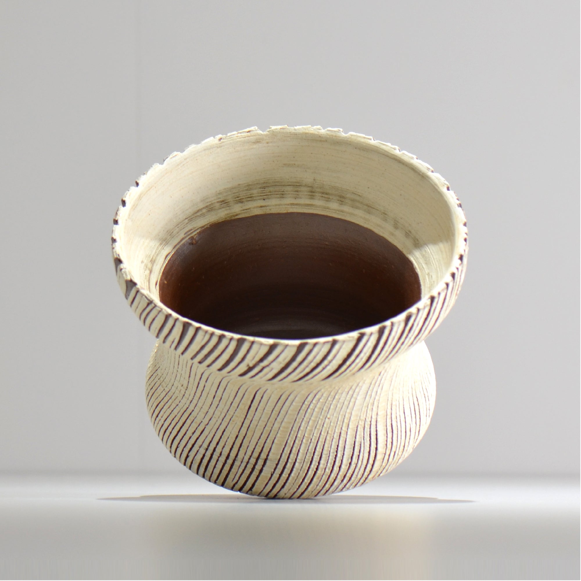 陶房Kibi / シュレッド/tksh_15_l  / 約 φ15.2cm / 植木鉢
