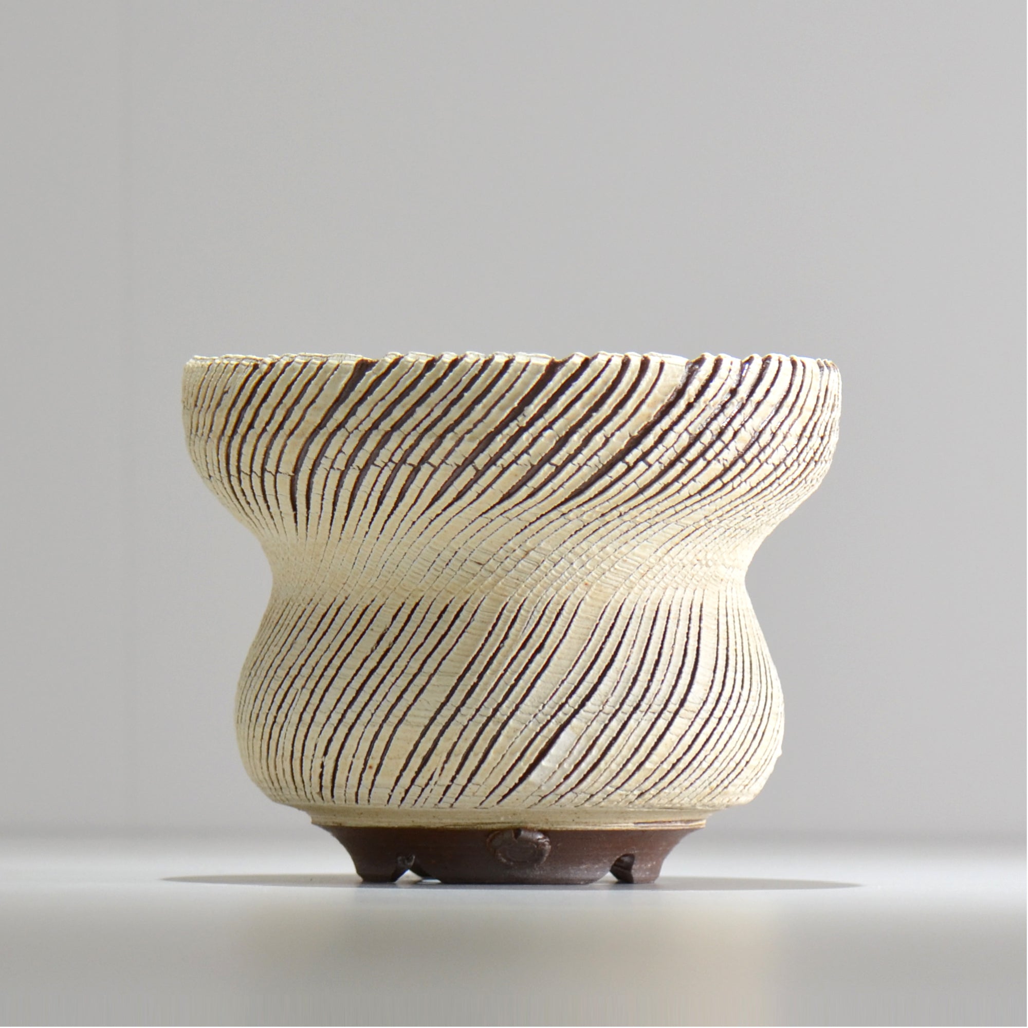 陶房Kibi / シュレッド/tksh_16_m  / 約 φ15cm / 植木鉢