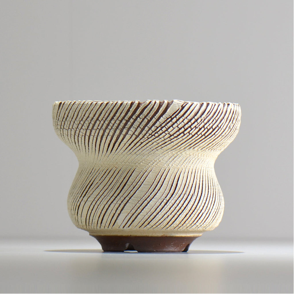 陶房Kibi / シュレッド/tksh_16_m  / 約 φ15cm / 植木鉢