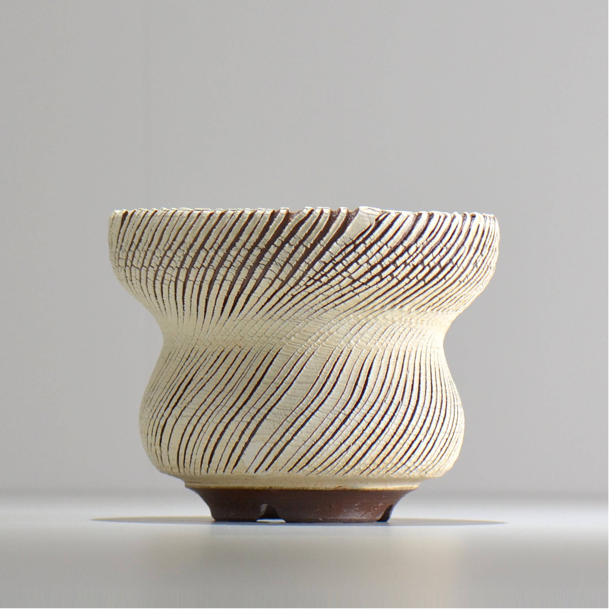 陶房Kibi / シュレッド/tksh_16_m  / 約 φ15cm / 植木鉢