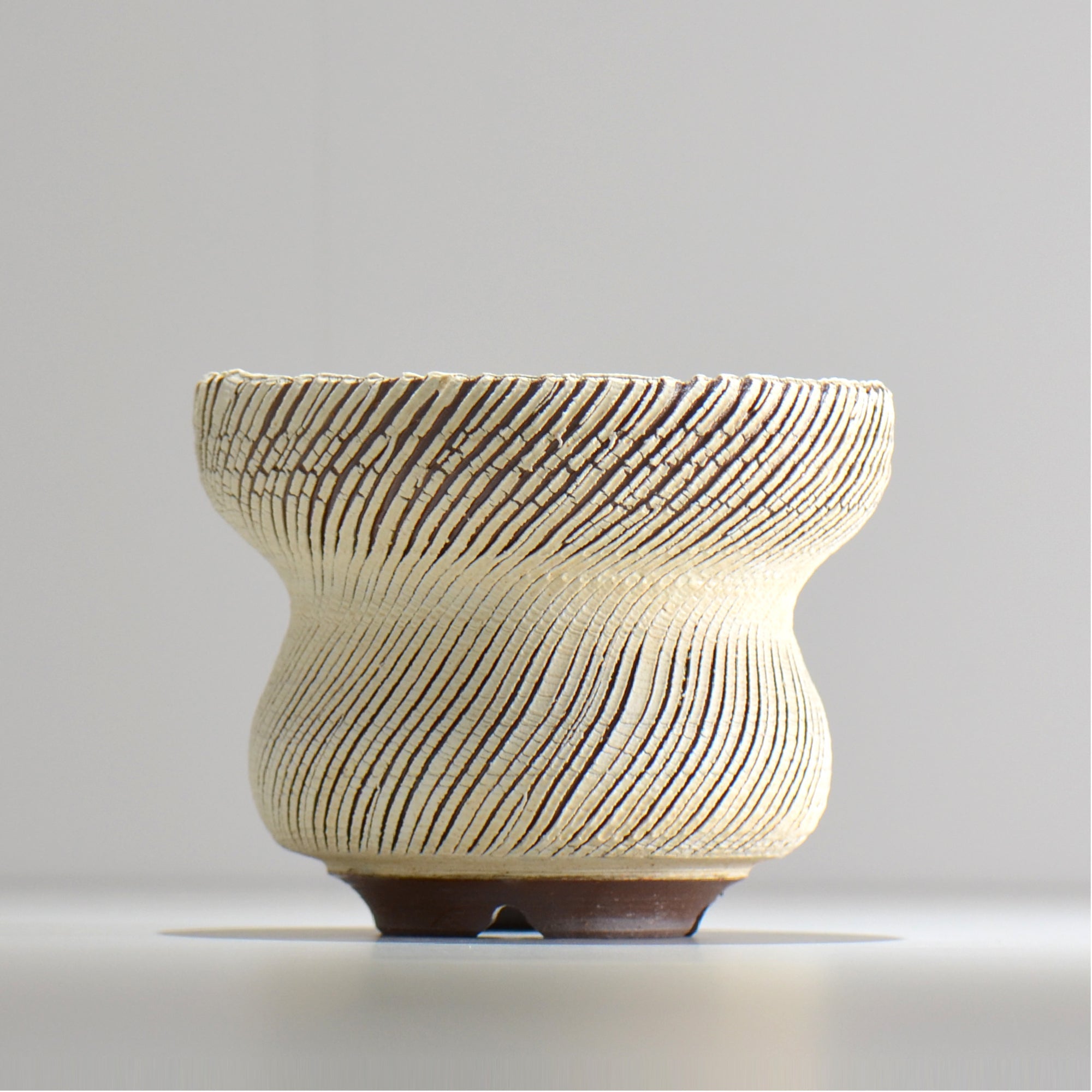 陶房Kibi / シュレッド/tksh_16_m  / 約 φ15cm / 植木鉢