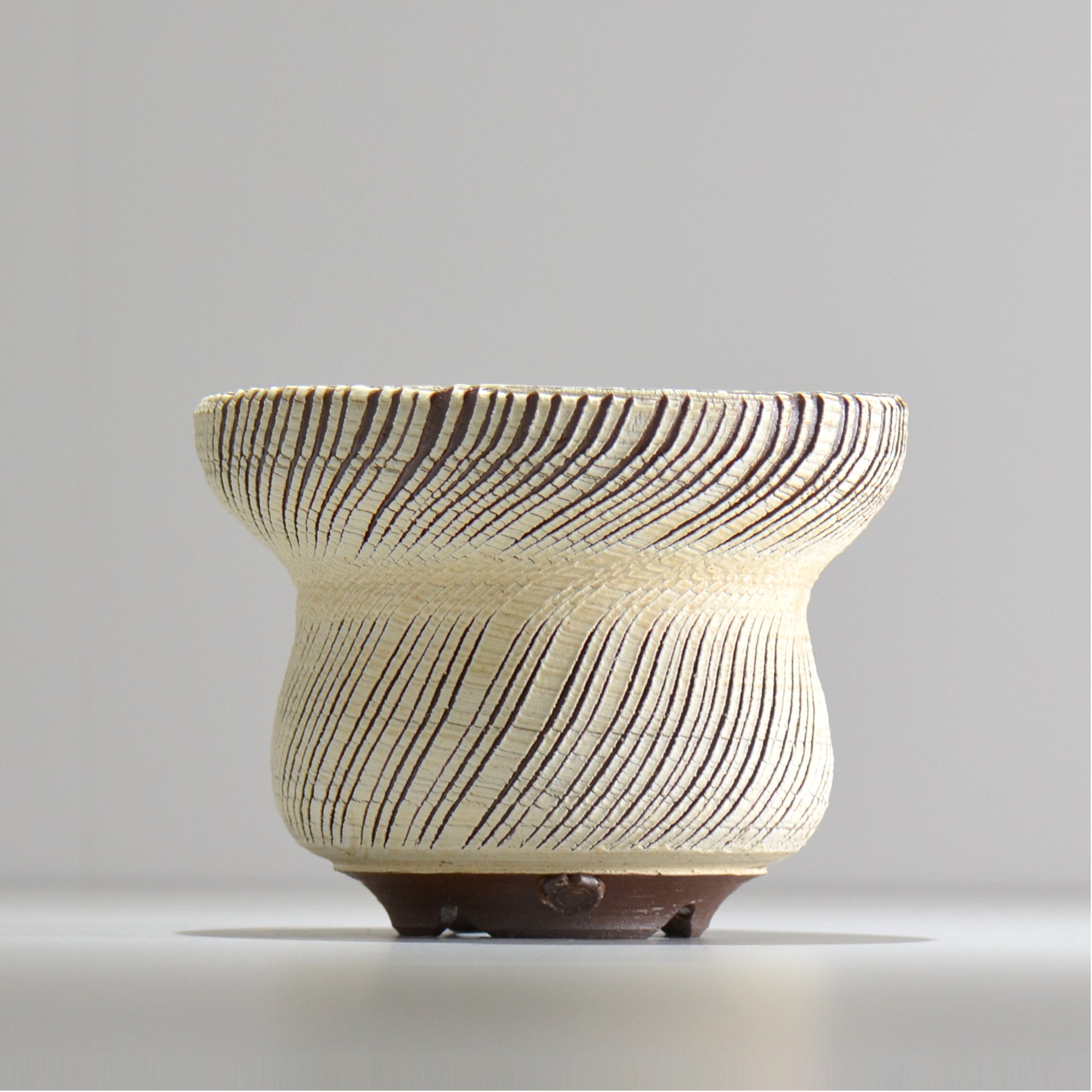 陶房Kibi / シュレッド/tksh_17_l  / 約 φ15.5cm / 植木鉢