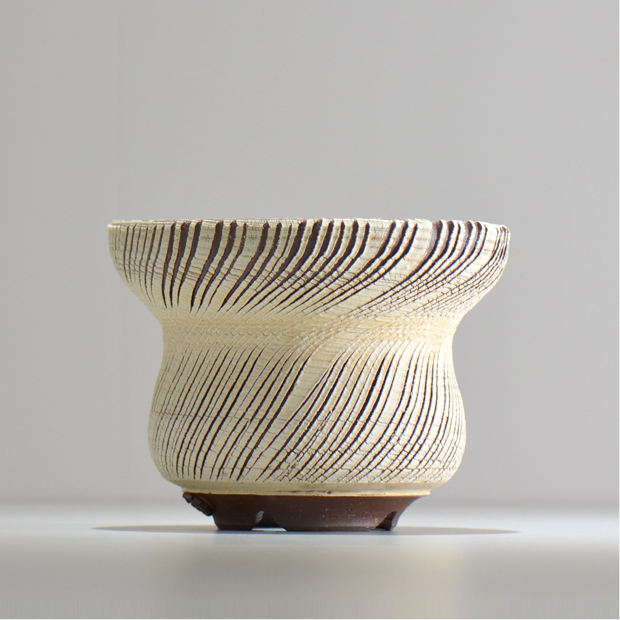 陶房Kibi / シュレッド/tksh_17_l  / 約 φ15.5cm / 植木鉢