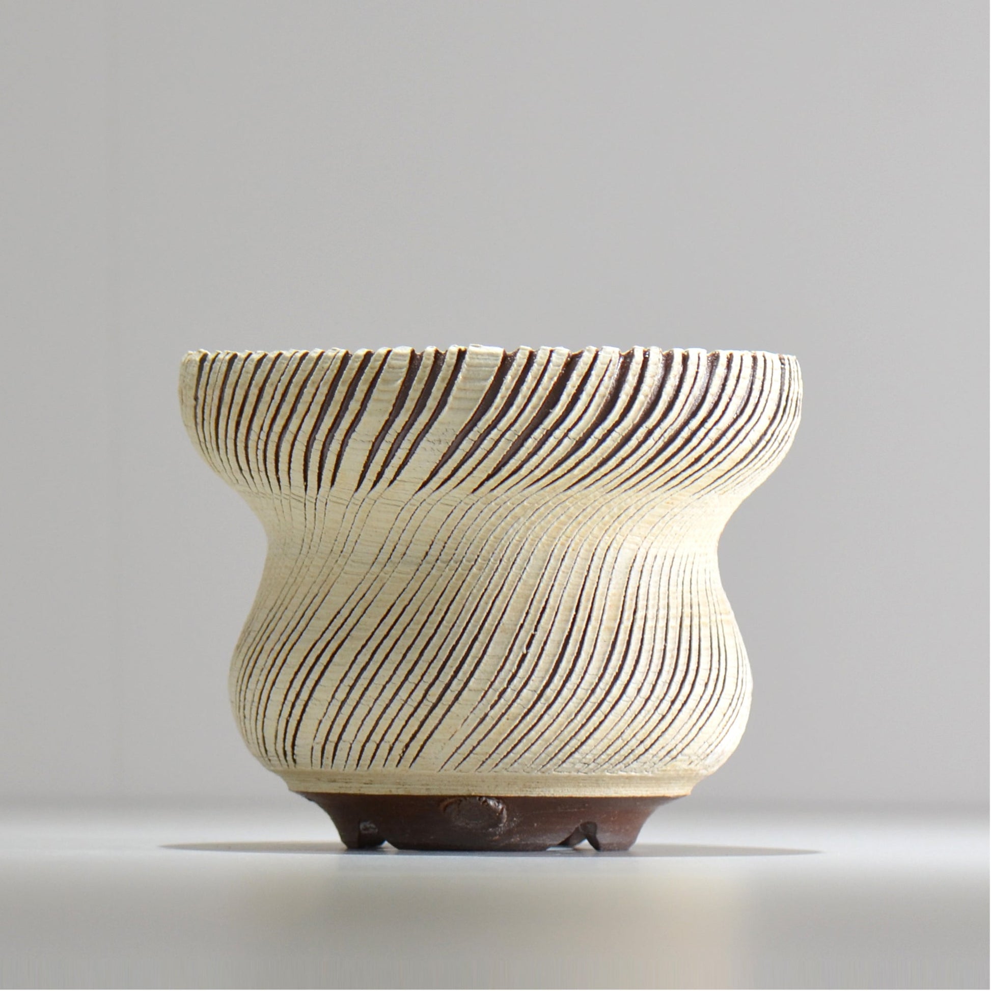 陶房Kibi / シュレッド/tksh_18_m  / 約 φ14.7cm / 植木鉢