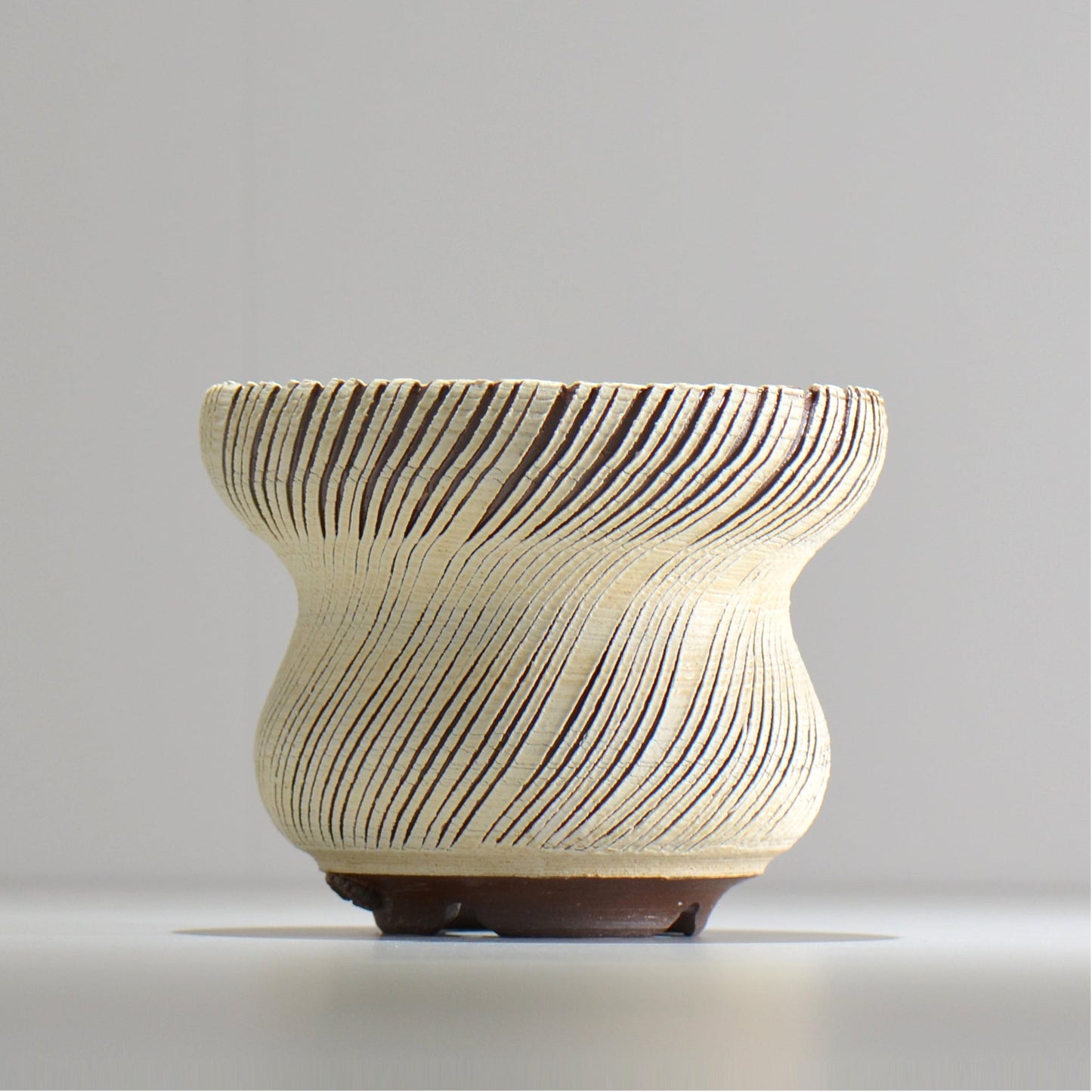 陶房Kibi / シュレッド/tksh_18_m  / 約 φ14.7cm / 植木鉢