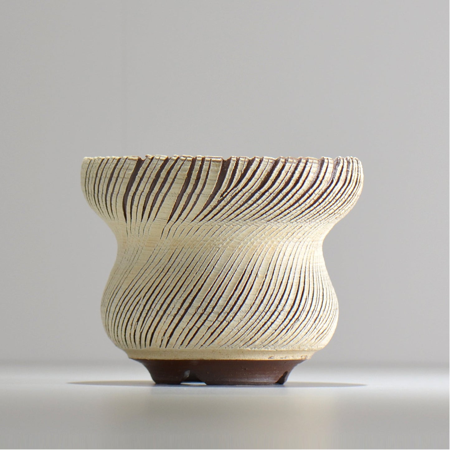 陶房Kibi / シュレッド/tksh_18_m  / 約 φ14.7cm / 植木鉢