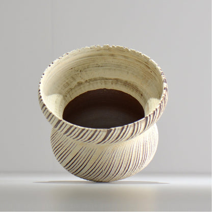 陶房Kibi / シュレッド/tksh_18_m  / 約 φ14.7cm / 植木鉢