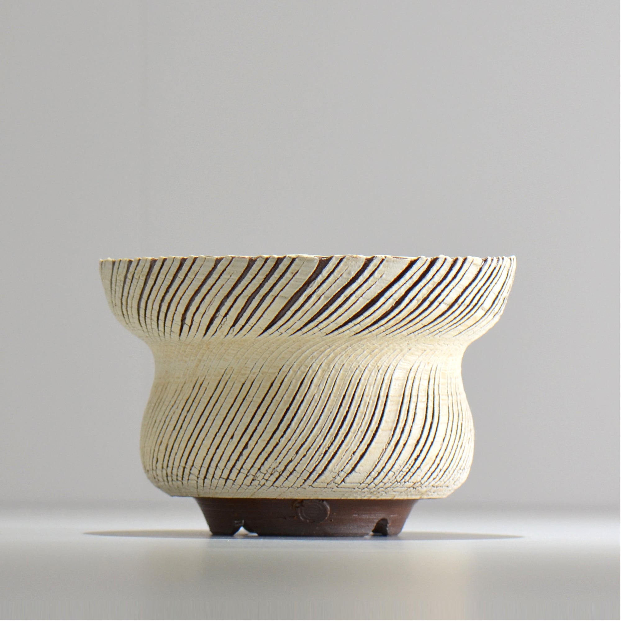 陶房Kibi / シュレッド/tksh_19_l  / 約 φ16cm / 植木鉢