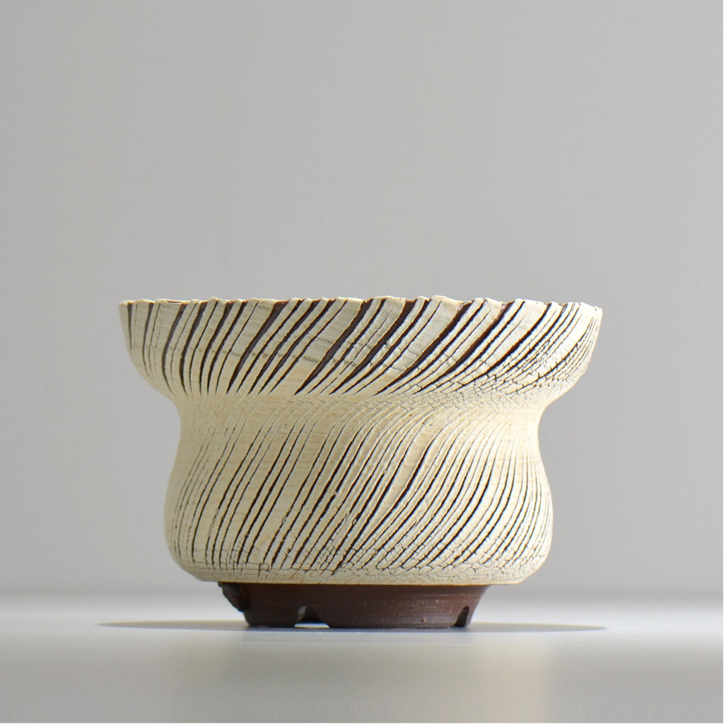 陶房Kibi / シュレッド/tksh_19_l  / 約 φ16cm / 植木鉢