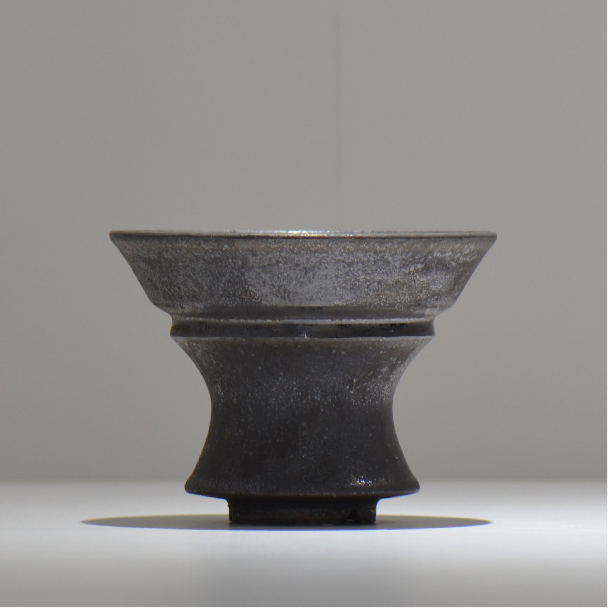 TAKU　炎影鉢 [Shade]室内用　メタルシルバー　5号　2鉢　作家鉢 TAKU様専用 炎影鉢 [Shade]室内用 メタルシルバー 5号 2鉢 作家
