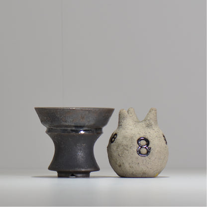 YATAGARASU / No.8 Type A 001 / S / 約 φ9.5cm / 植木鉢
