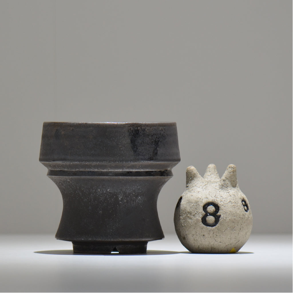 YATAGARASU / No.8 Type A 003 / XL / 約 φ12.5cm / 植木鉢