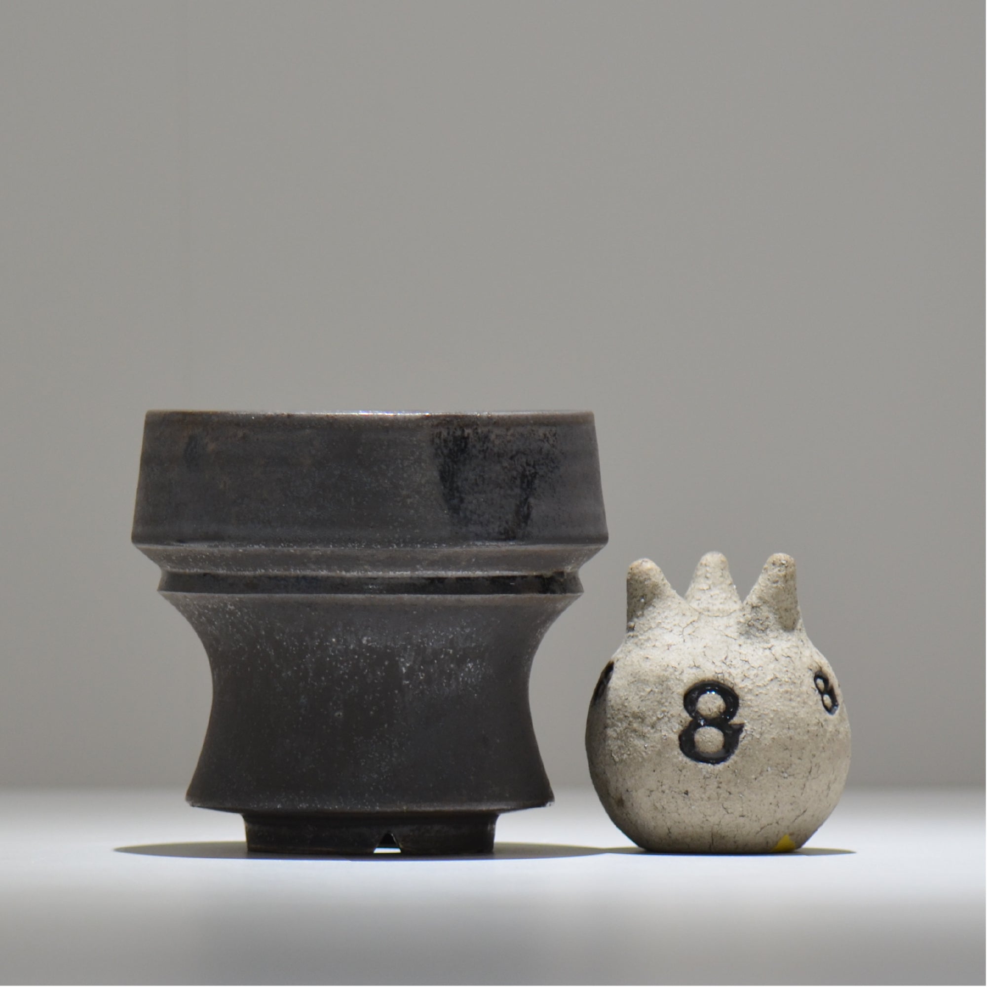YATAGARASU / No.8 Type A 003 / XL / 約 φ12.5cm / 植木鉢