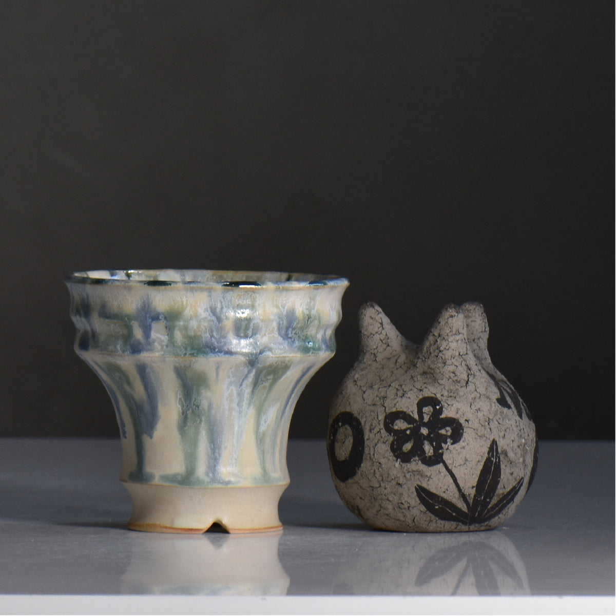 内山 真寿美 / Antique Color Series / um2_ac07_s / 約φ10.3cm / 植木鉢