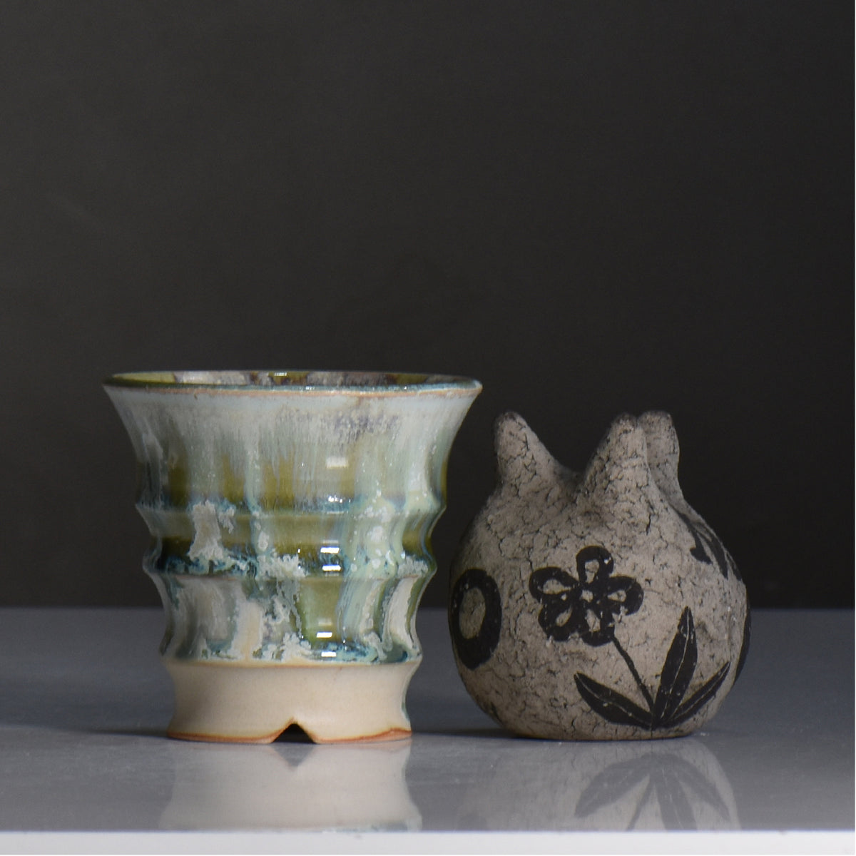 内山 真寿美 / Antique Color Series / um2_ac11_s / 約φ9.7cm / 植木鉢