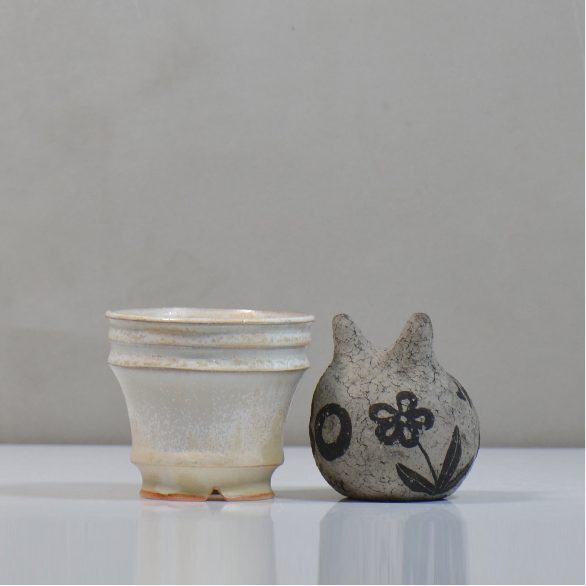 内山 真寿美 / Antique Color Series / um_ac04_s / 約φ9.3cm / 植木鉢