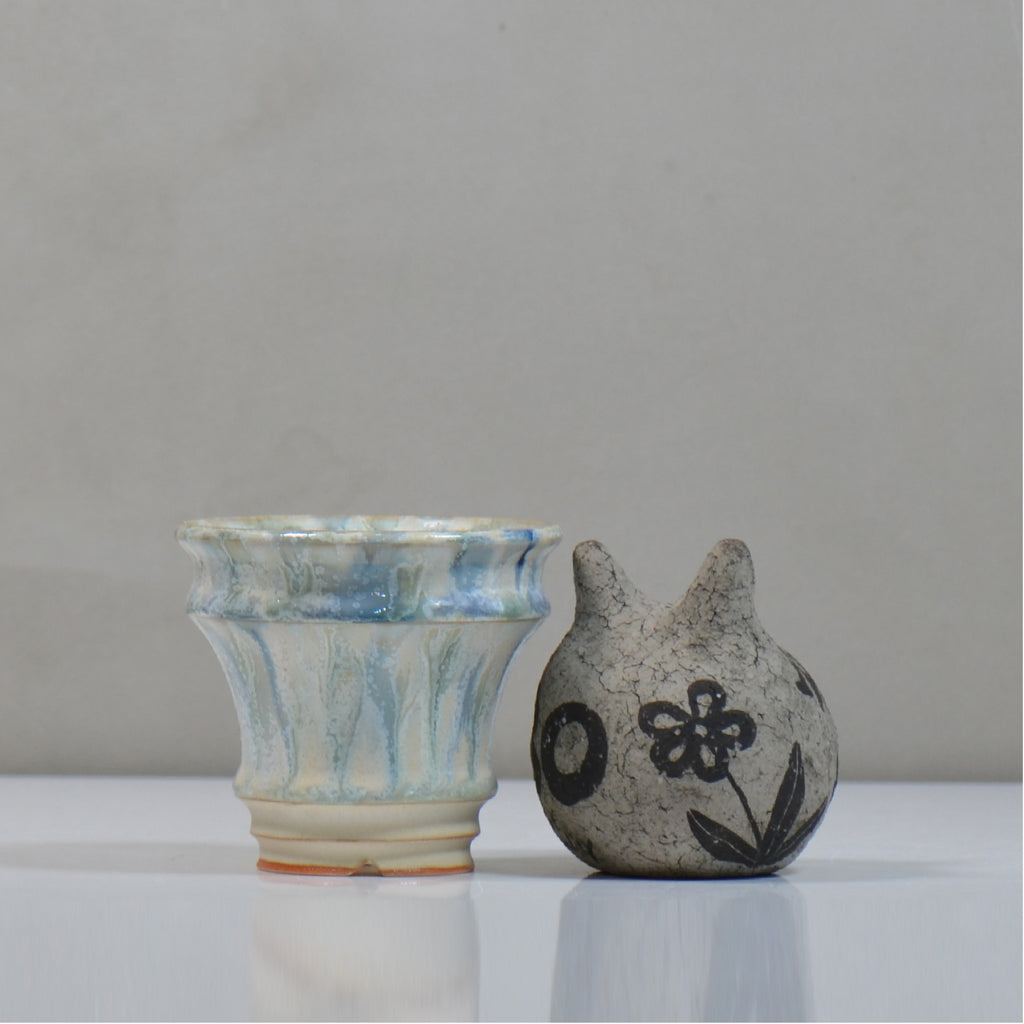 内山 真寿美 / Antique Color Series / um_ac05_s / 約φ9.5cm / 植木鉢