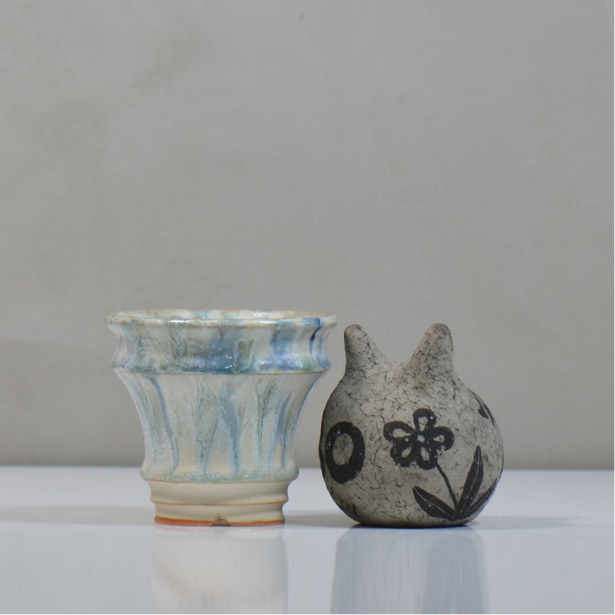 内山 真寿美 / Antique Color Series / um_ac05_s / 約φ9.5cm / 植木鉢