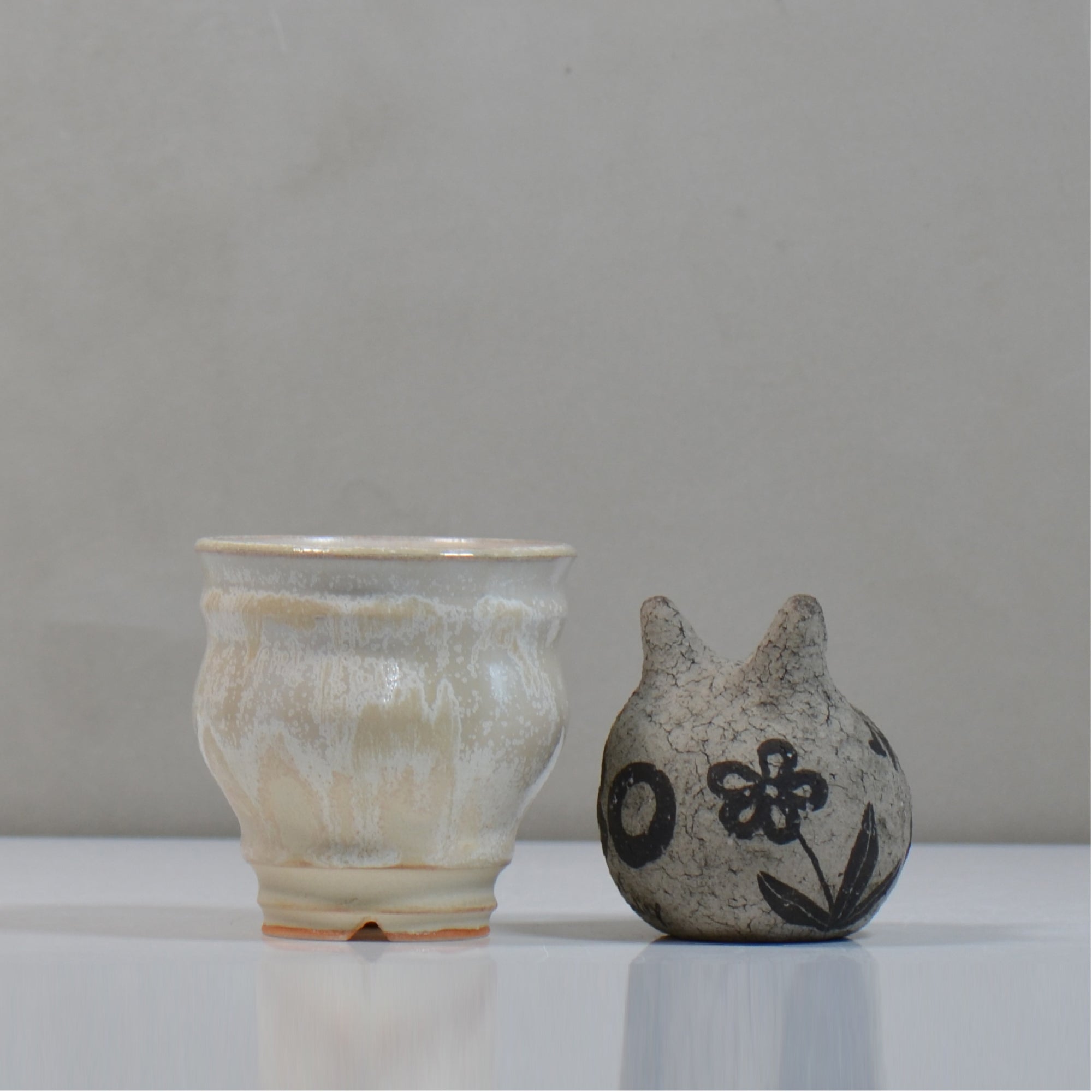 内山 真寿美 / Antique Color Series / um_ac07_s / 約φ9.2cm / 植木鉢
