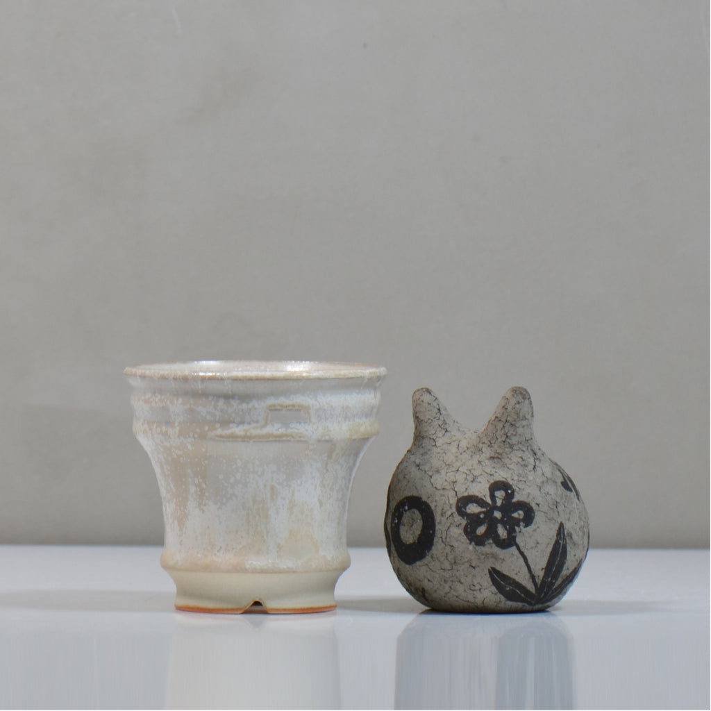 内山 真寿美 / Antique Color Series / um_ac08_s / 約φ9.7cm / 植木鉢