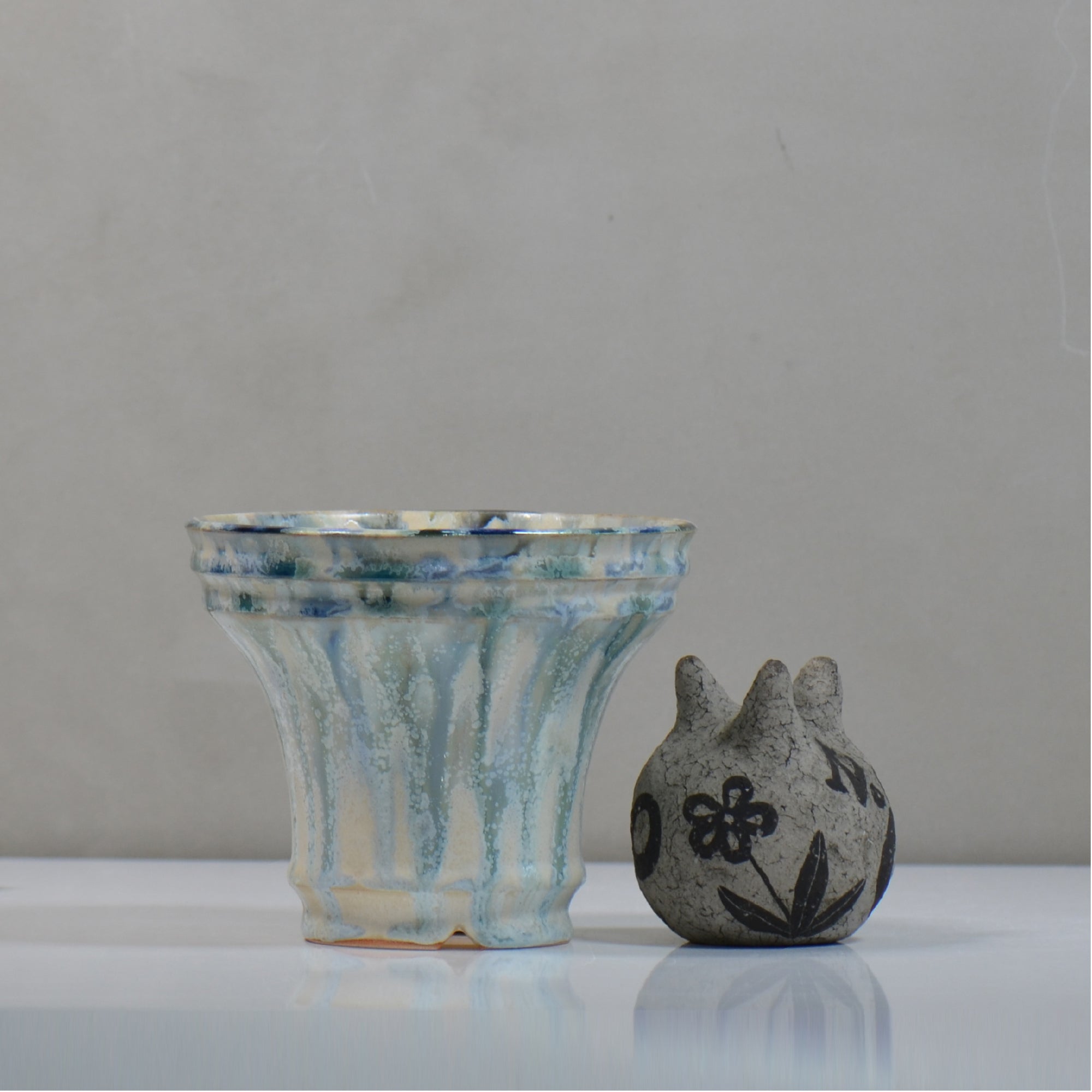 内山 真寿美 / Antique Color Series / um_ac09_m / 約φ14.5cm / 植木鉢