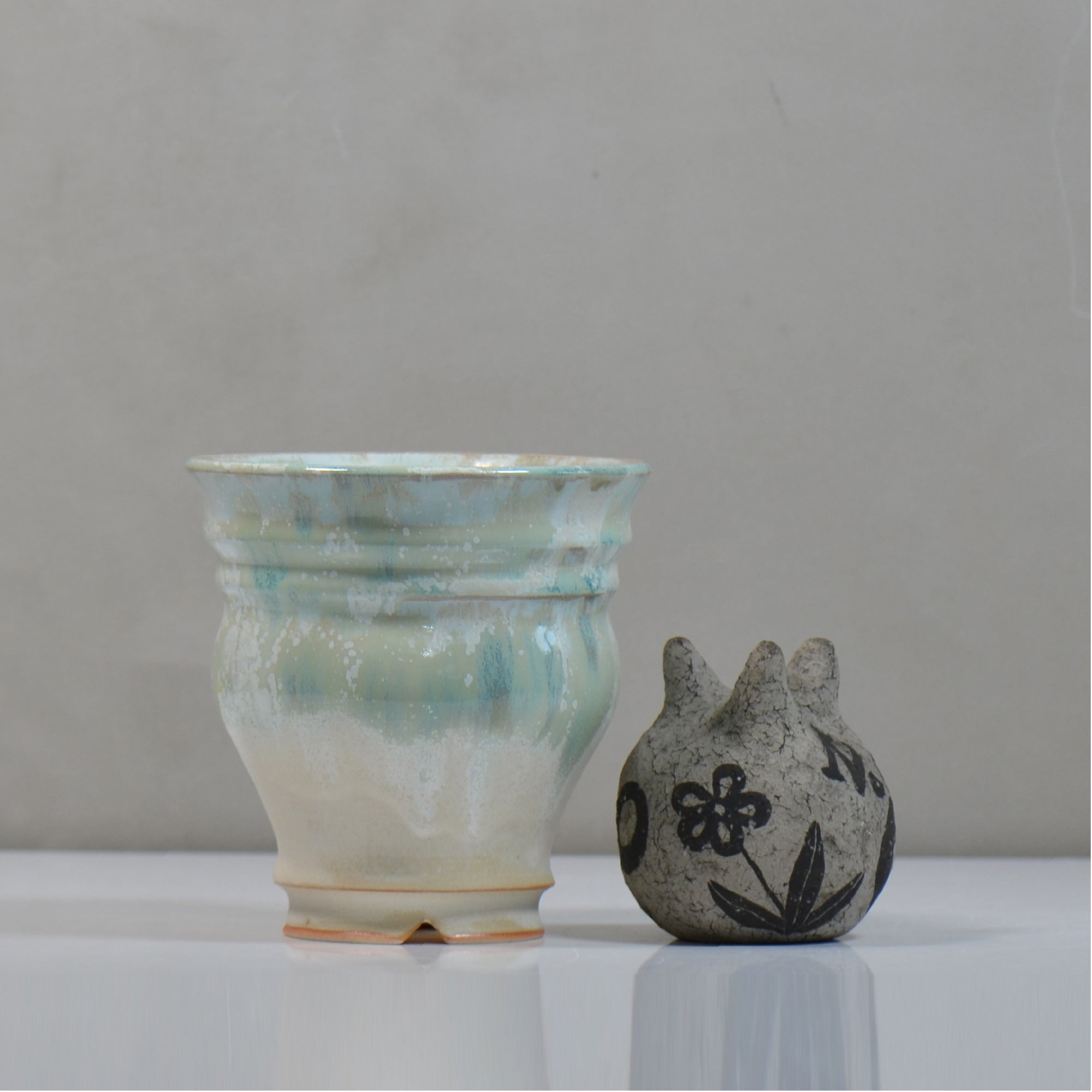 内山 真寿美 / Antique Color Series / um_ac10_m / 約φ12.8cm / 植木鉢