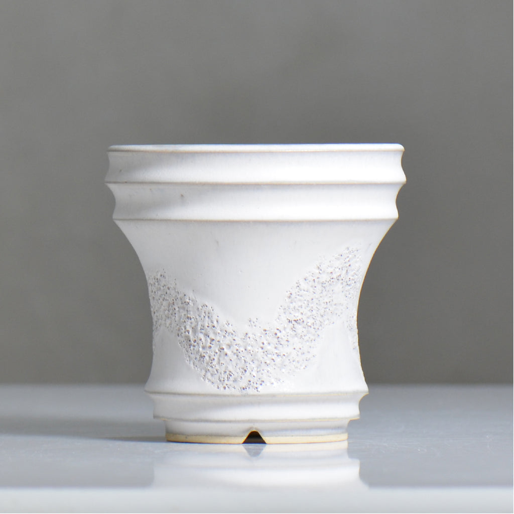内山 真寿美 / White Sand / um_ws2_s / 約φ12cm / 植木鉢