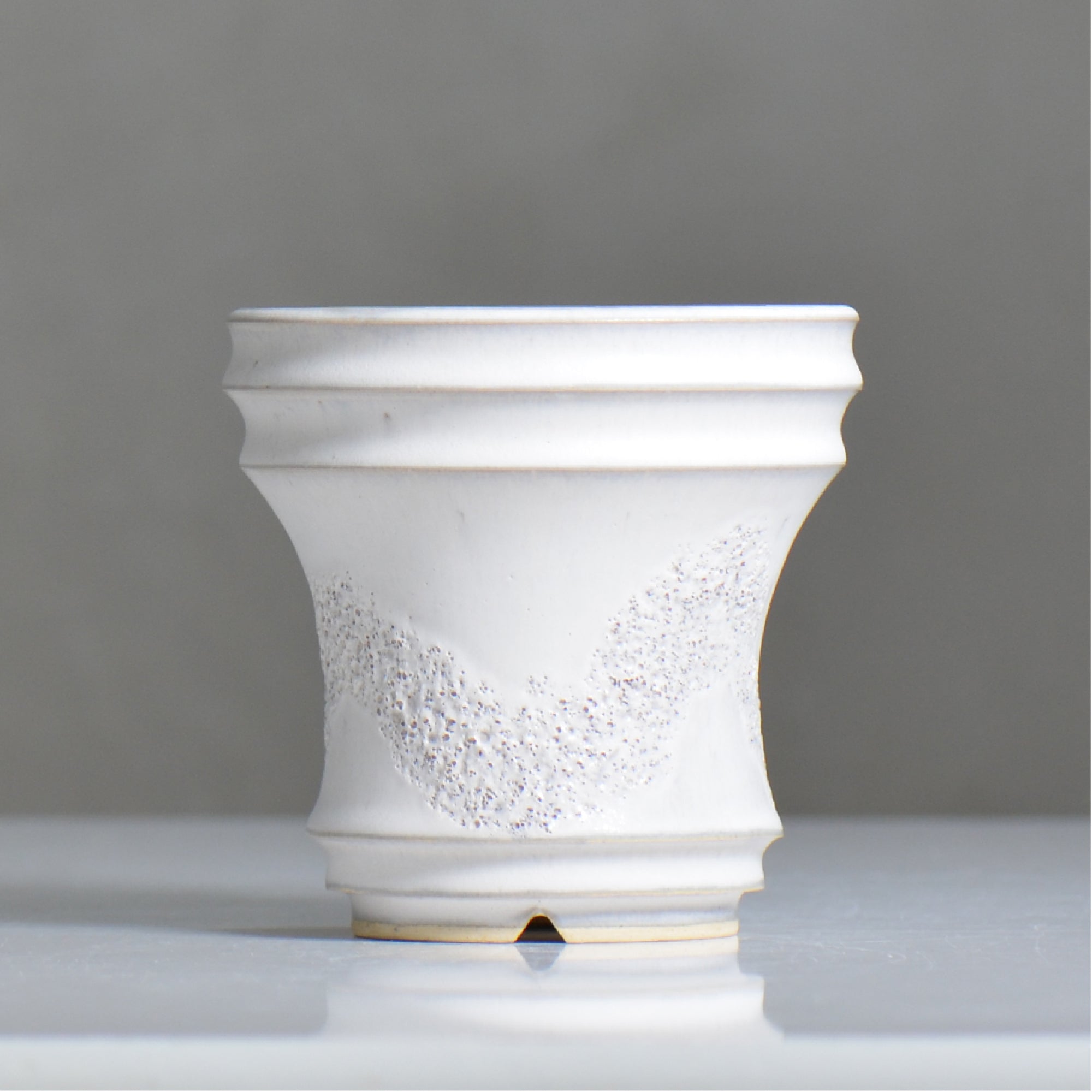 内山 真寿美 / White Sand / um_ws2_s / 約φ12cm / 植木鉢