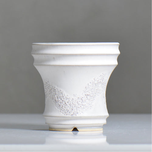 内山 真寿美 / White Sand / um_ws2_s / 約φ12cm / 植木鉢