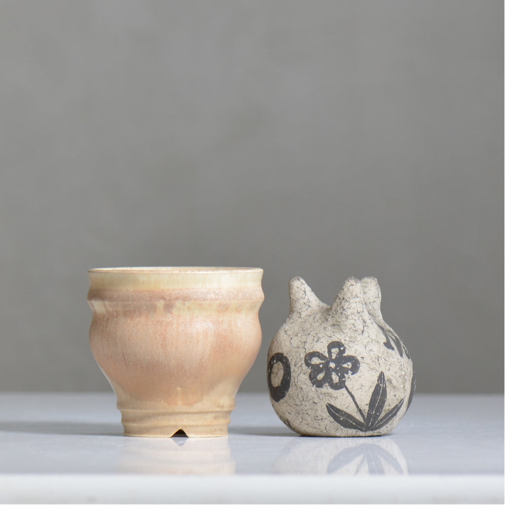 内山 真寿美 / Wood Tone / um_wt1_s / 約φ9cm / 植木鉢