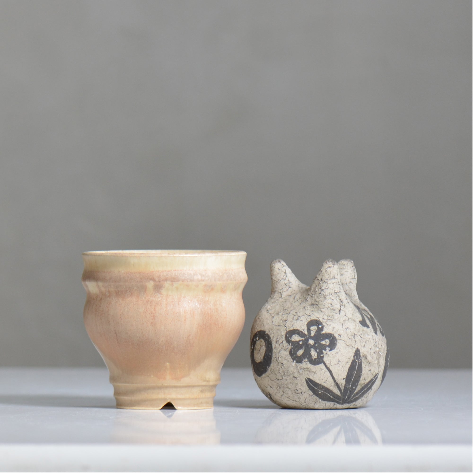 内山 真寿美 / Wood Tone / um_wt1_s / 約φ9cm / 植木鉢