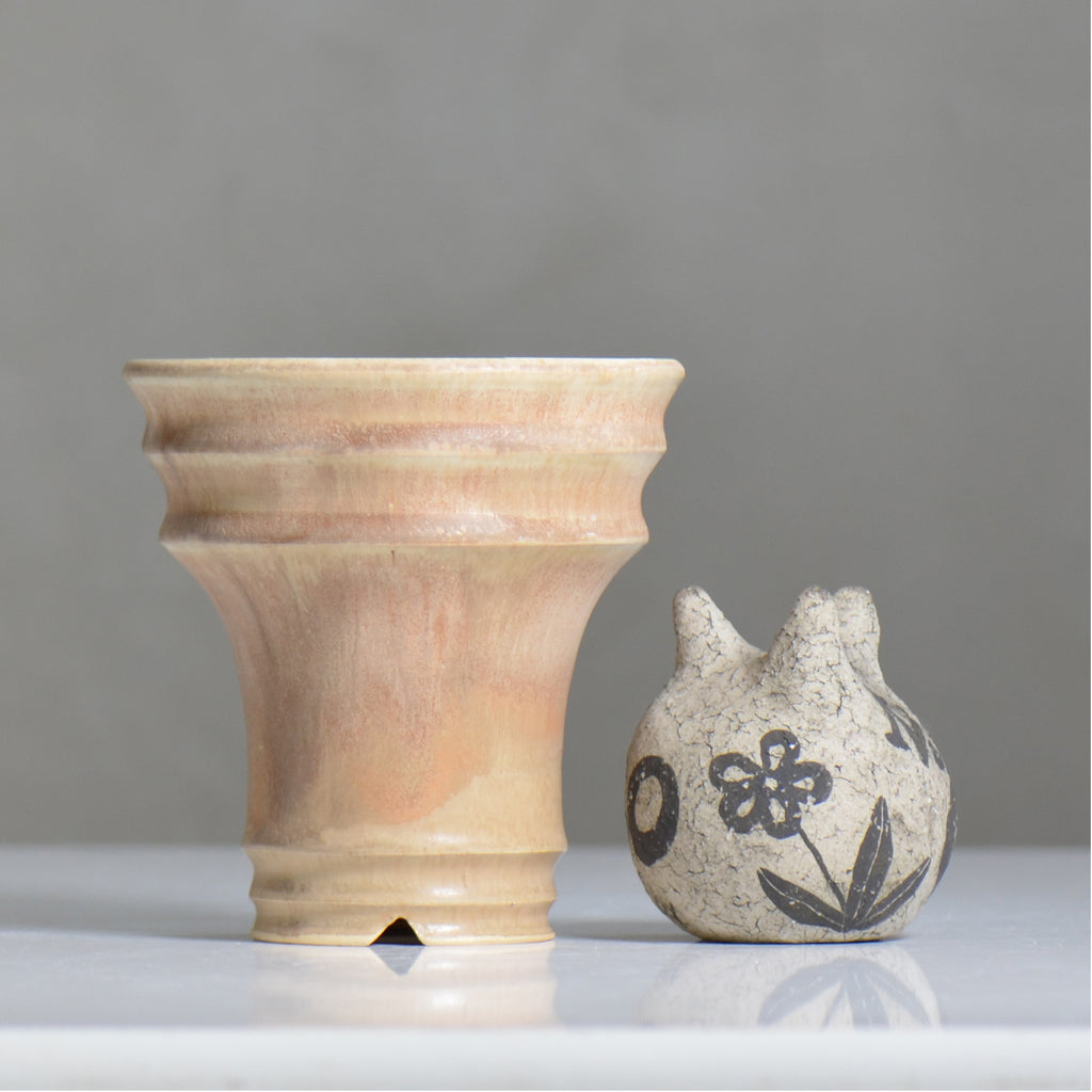 内山 真寿美 / Wood Tone / um_wt4_m / 約φ13cm / 植木鉢